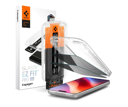 Szkło ochronne do smartfonów Spigen Glass tR EZ Fit Pro HD (Privacy) 2 Pack do iPhone 18 Pro (tr